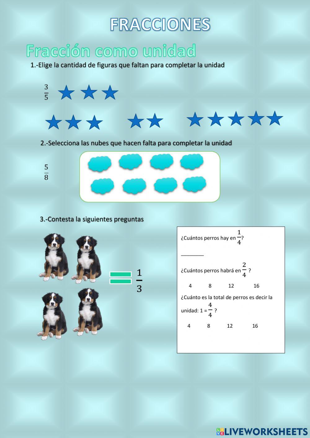 Fracciones como unidad