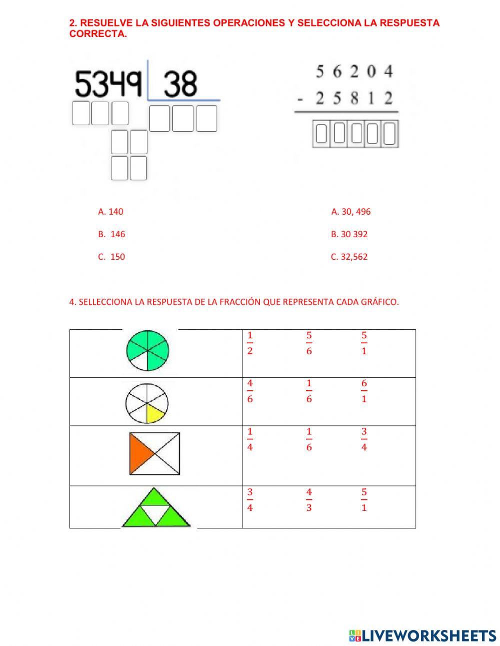 Matemática admisión