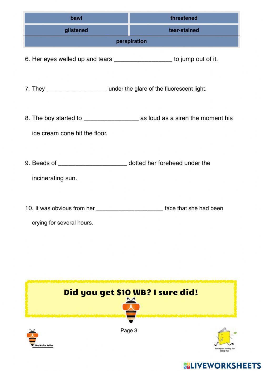 Facial Expressions p3-4 Part D