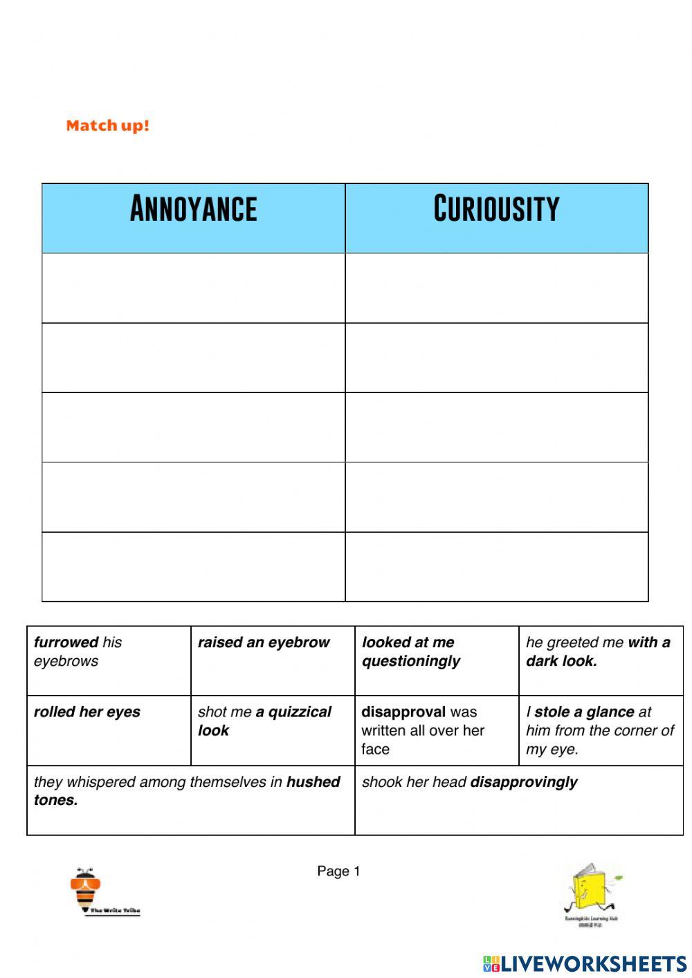 Facial Expressions p5-6 Part A