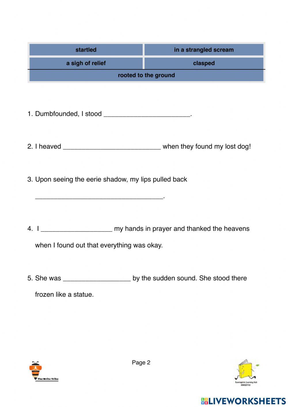 Facial Expressions p5-6 Part D