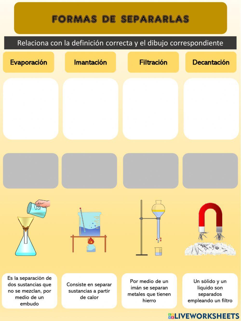 Mezclas y su separación