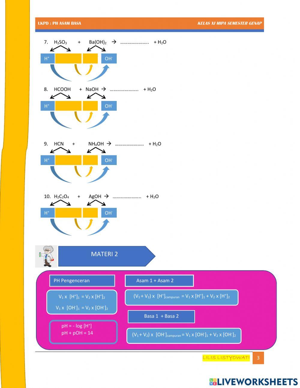 LKPD PH Campuran Asam Basa