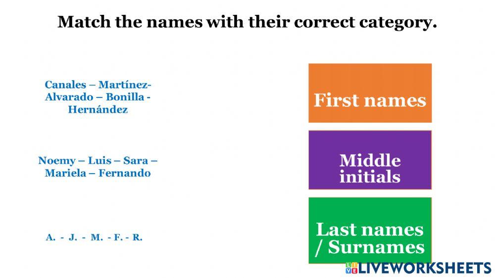 Personal information questions