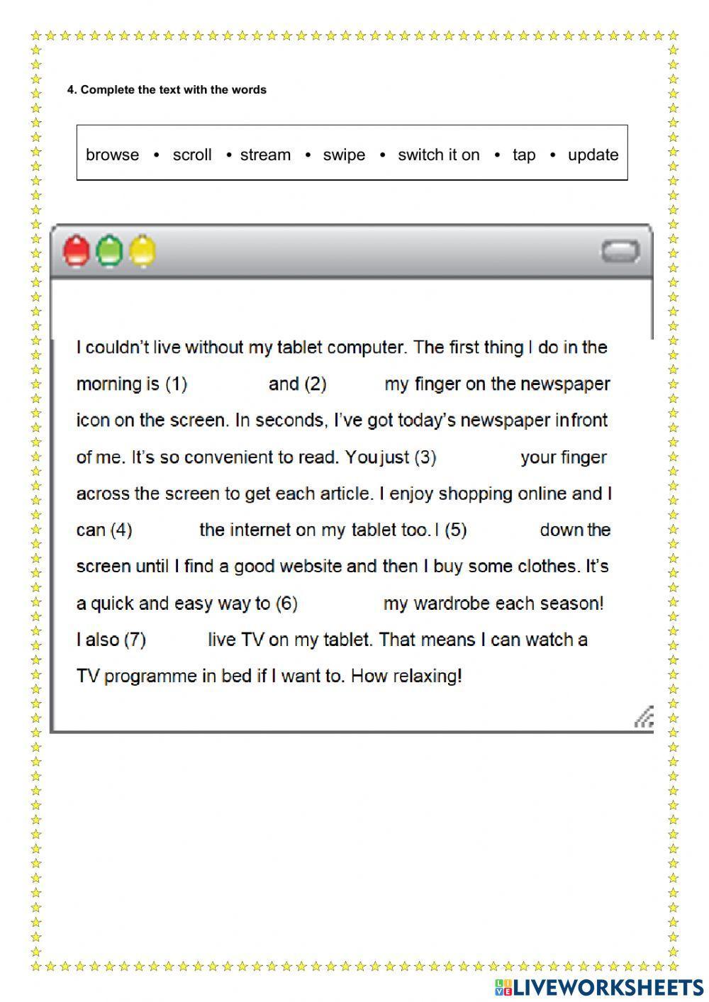 Vocabulary 2: Technology