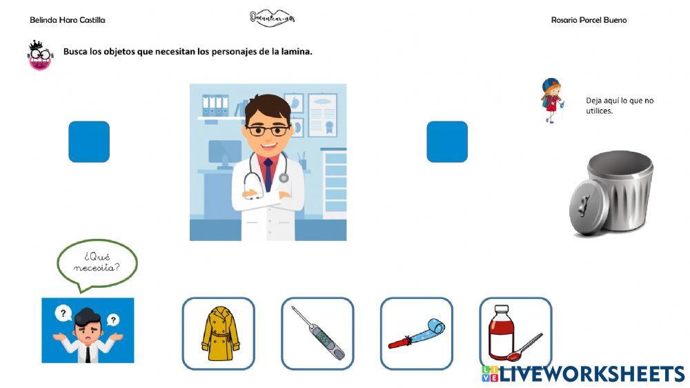 ¿Qué necesita?: médico