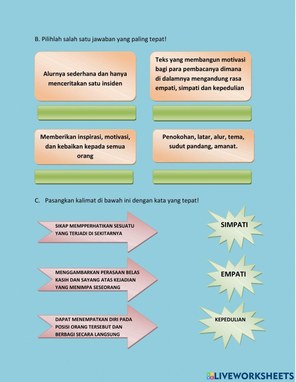 MENGIDENTIFIKASI TEKS CERITA INSPIRATIF