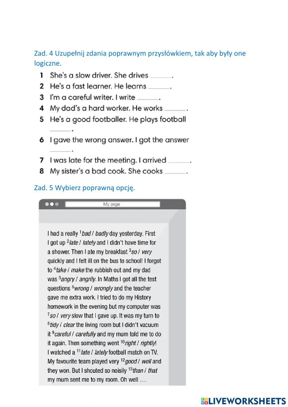 EC A 2+ Lesson 5.2 Adverbs of manner