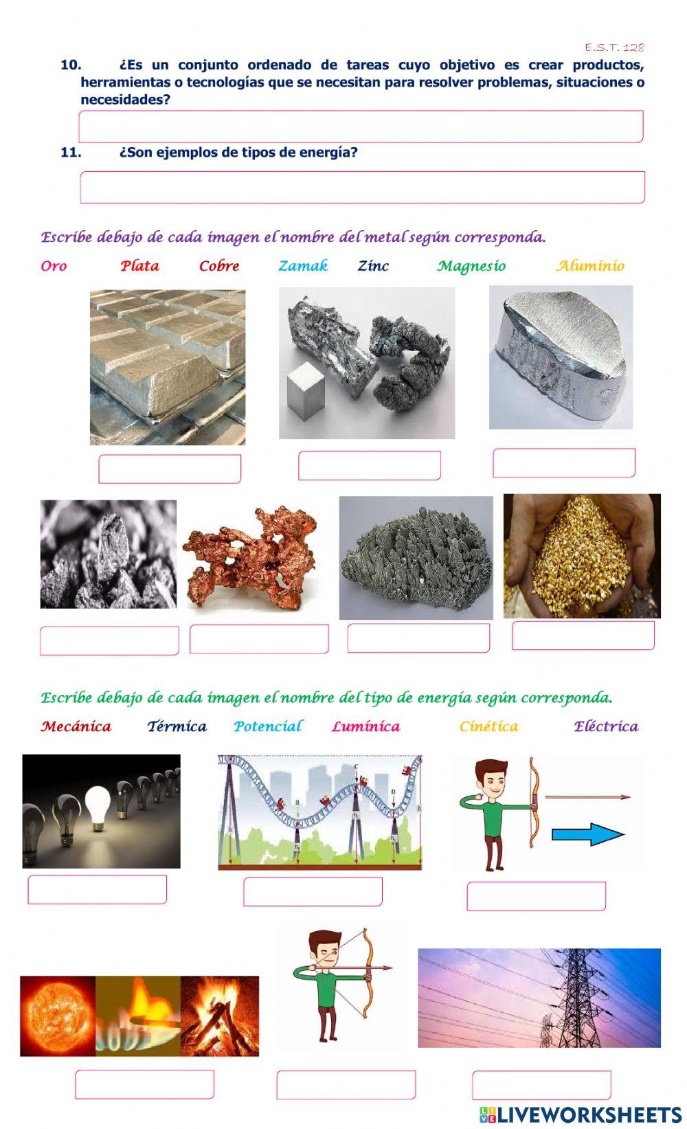 Energía y materiales