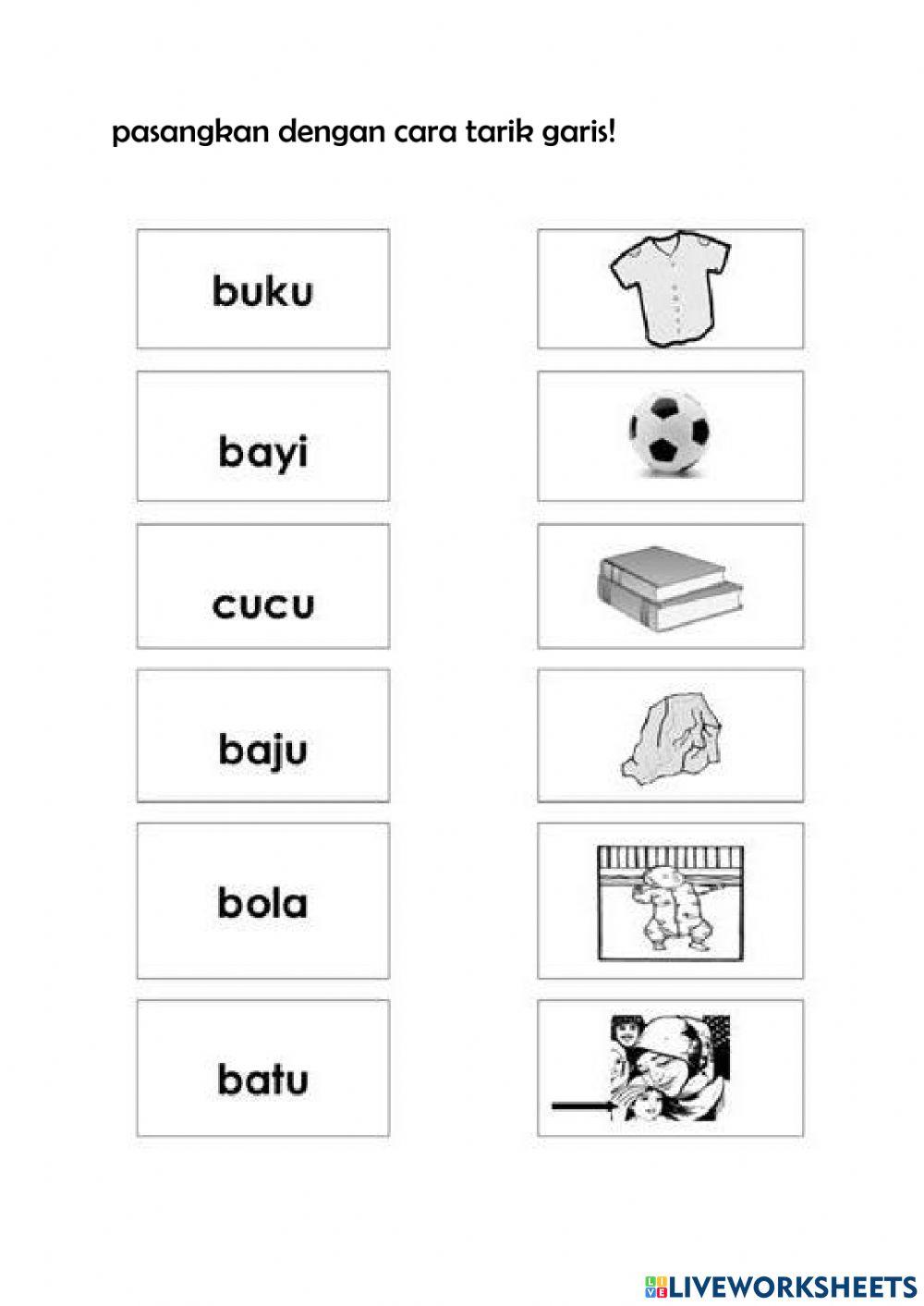 Kosakata tentang benda di lingkungan sekitar