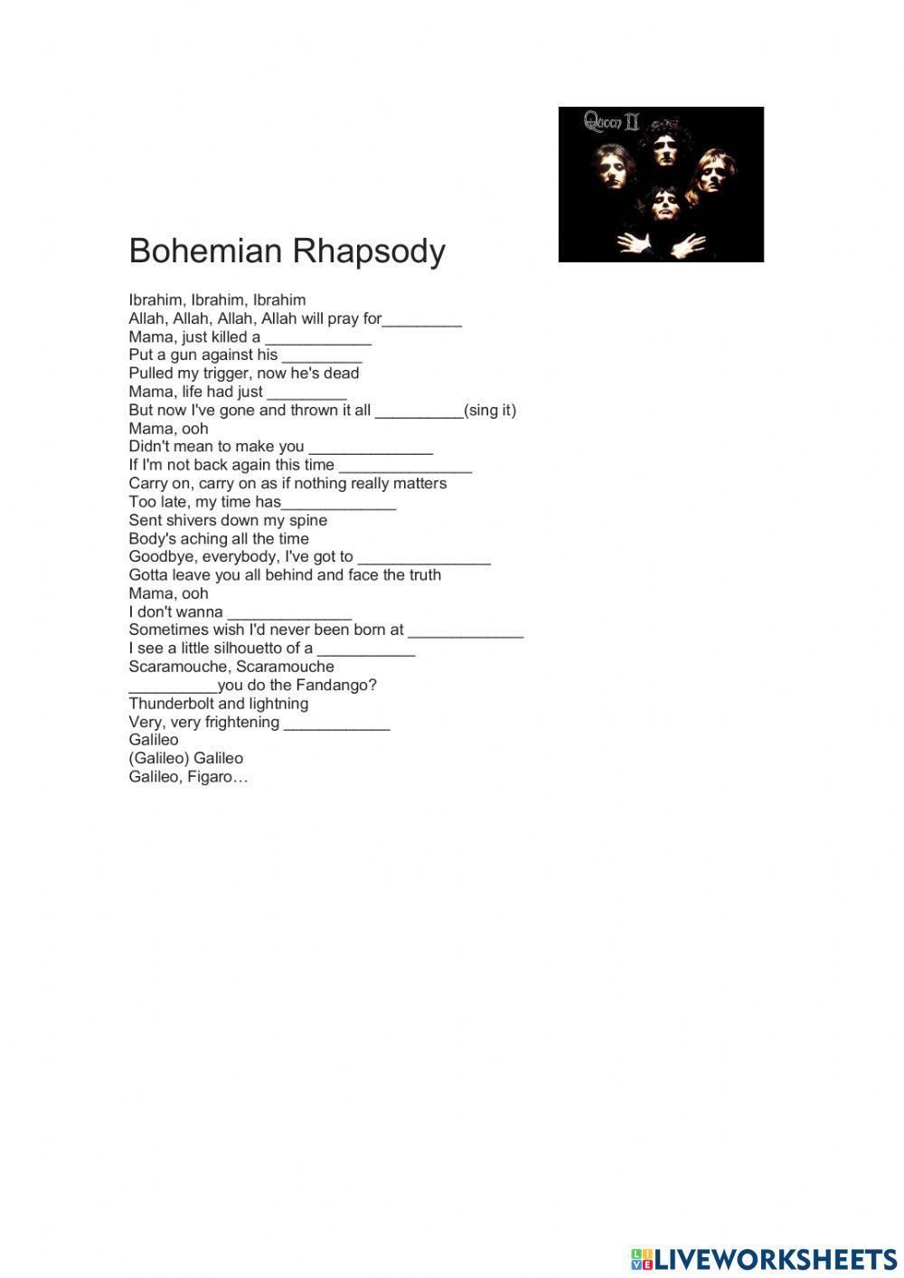 Bohemian Rhapsody Song
