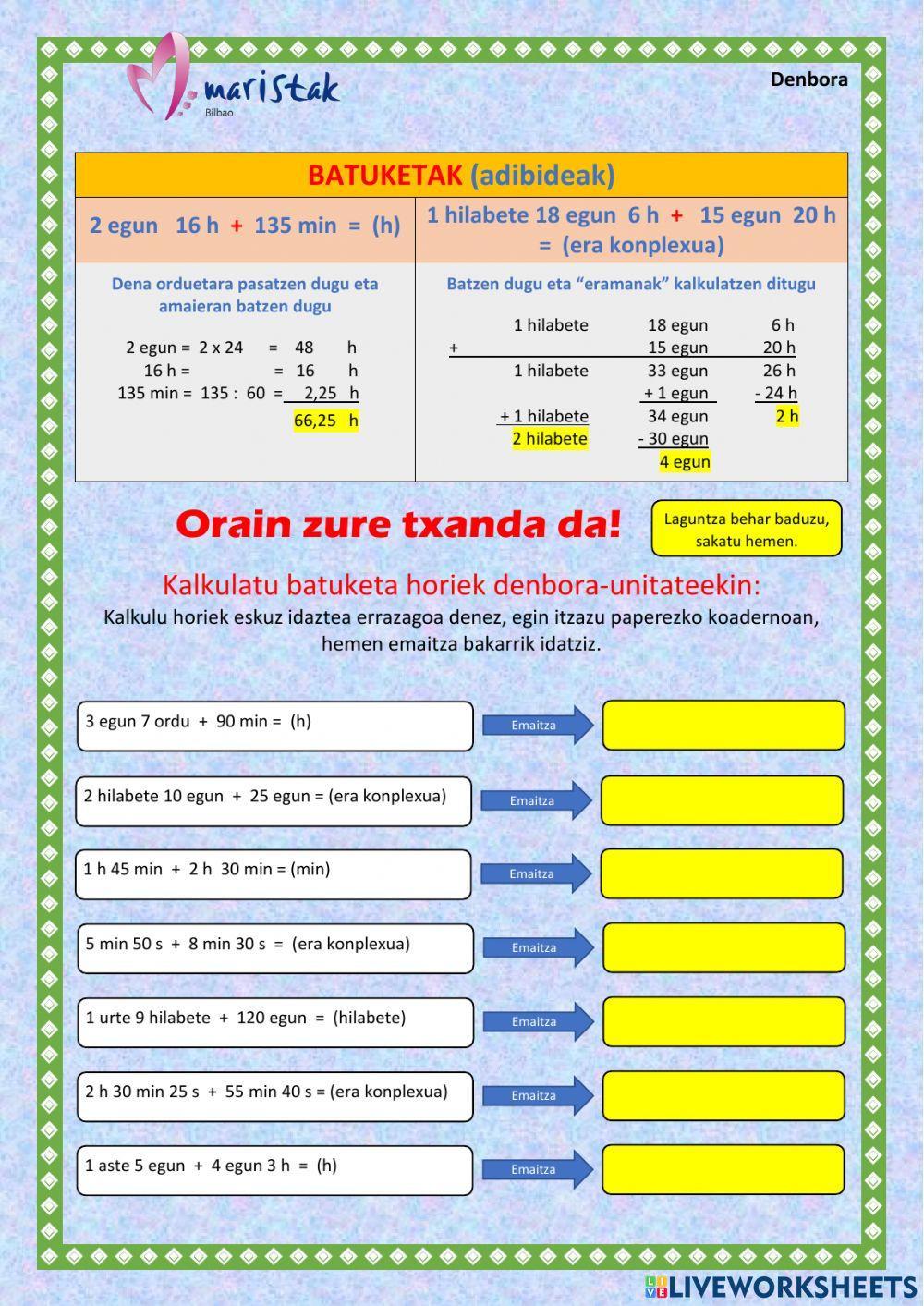 EUS-5052-Denbora-eragiketak
