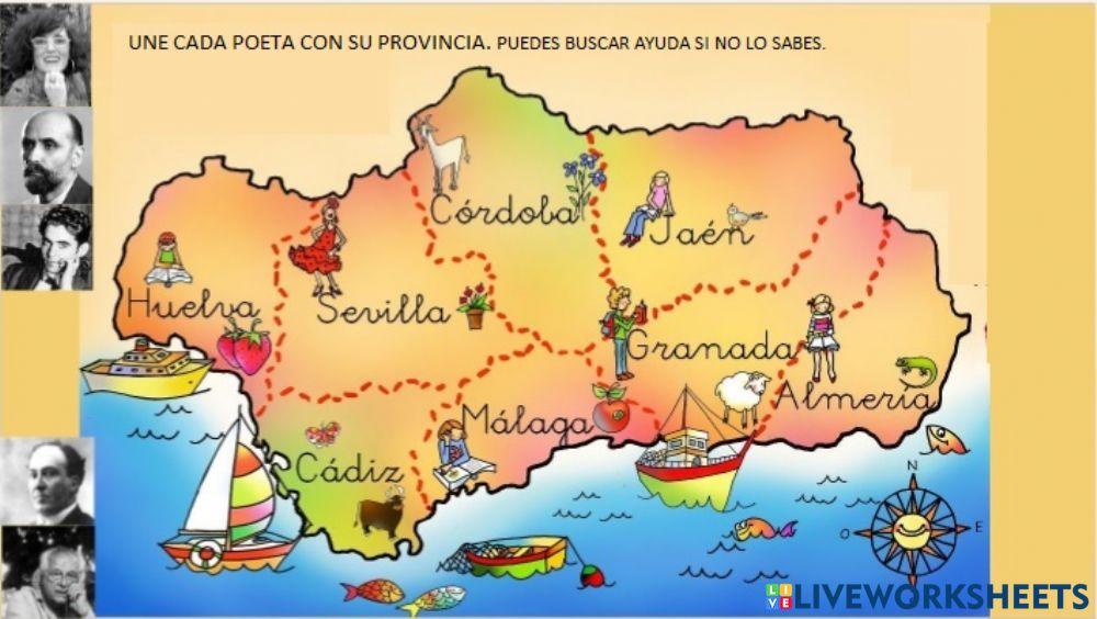 ficha Andalucía poetas