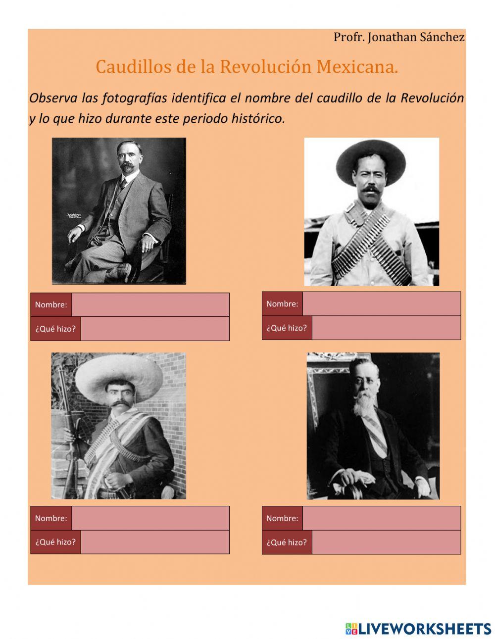 Caudillos de la Revolución Mexicana