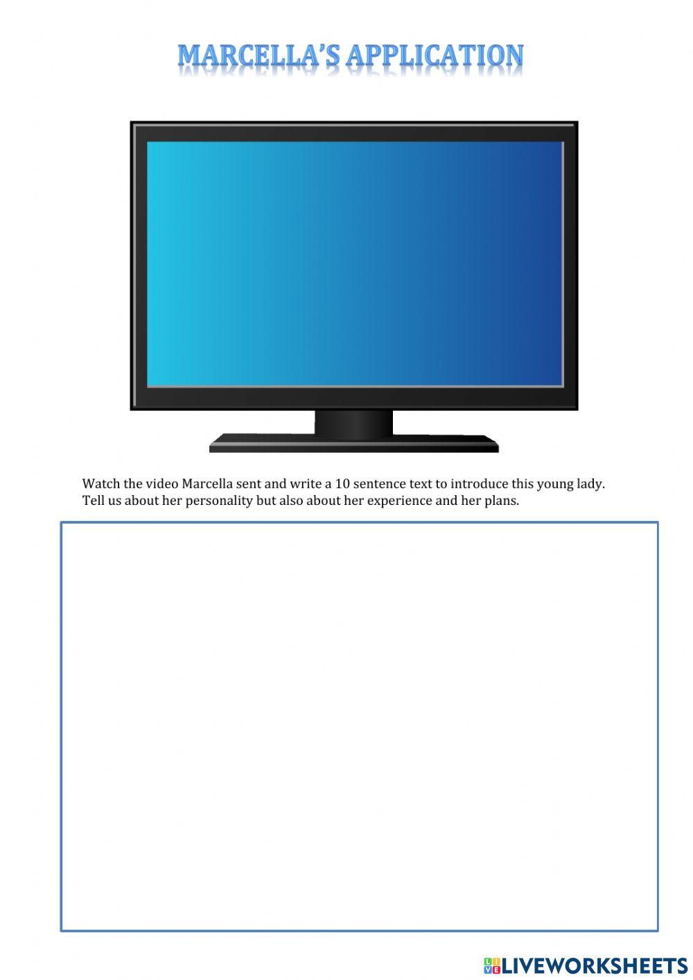 Marcella's application