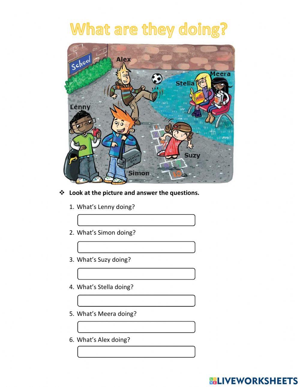 What are they doing?