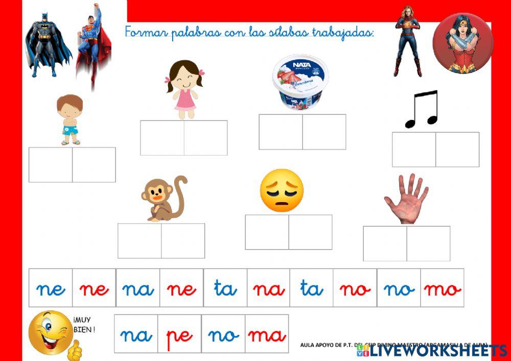 Lectoescritura letra n