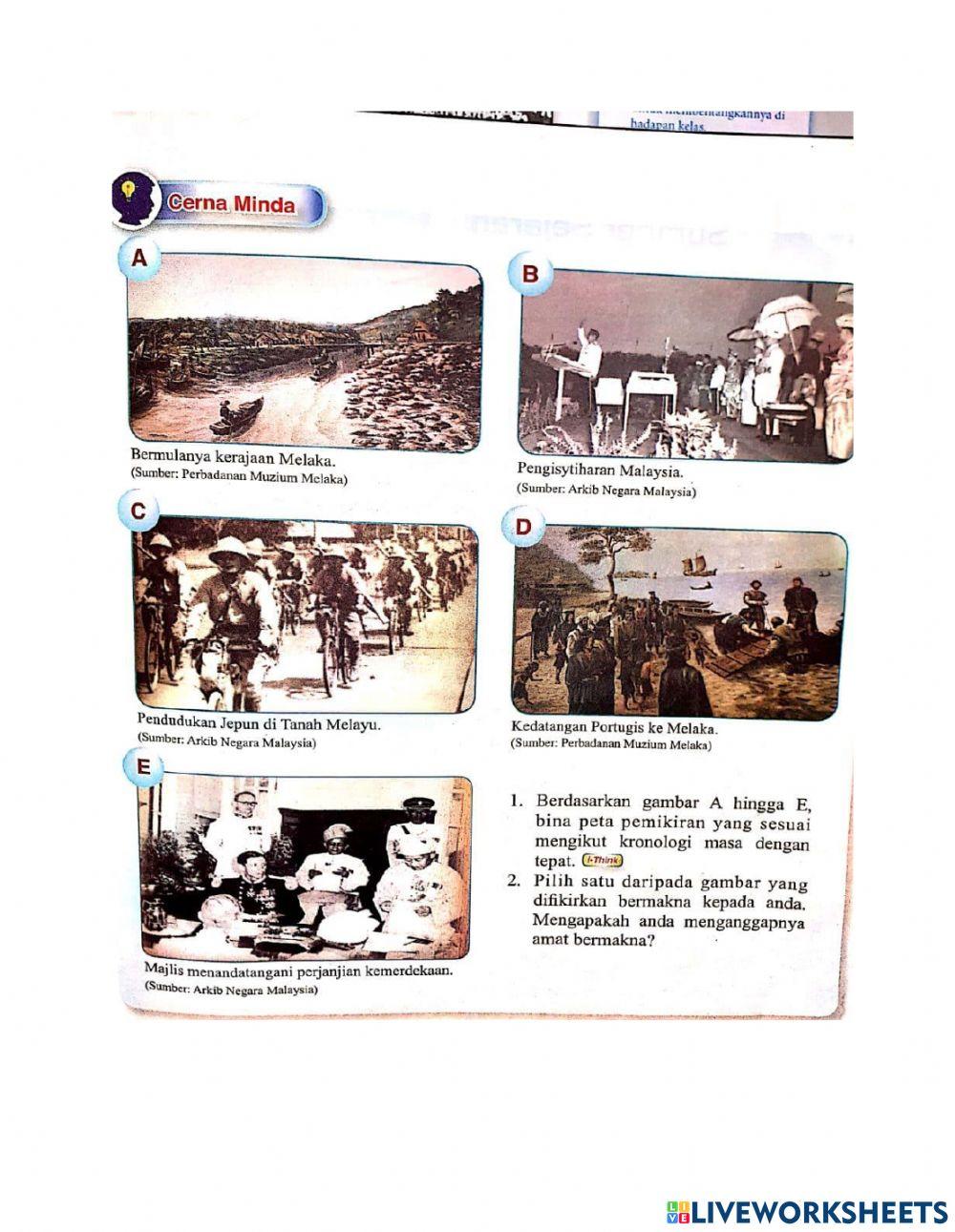 1.3 Konsep masa silam dan ruang dalam sejarah