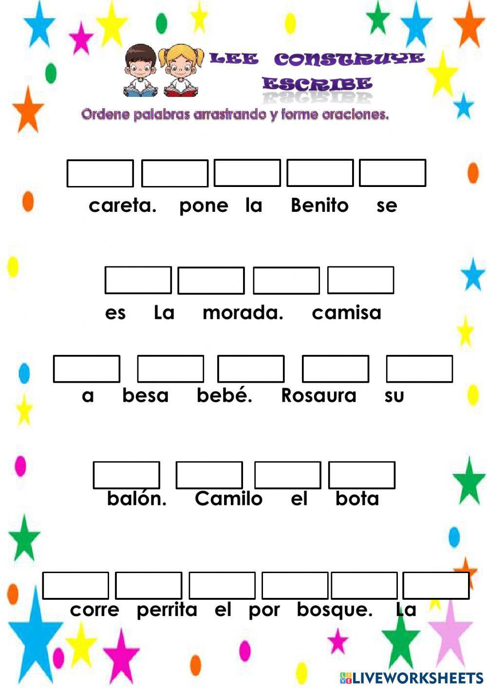 Lee construye escribe