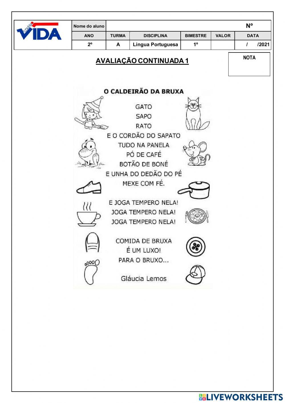 Avaliação continuada 1