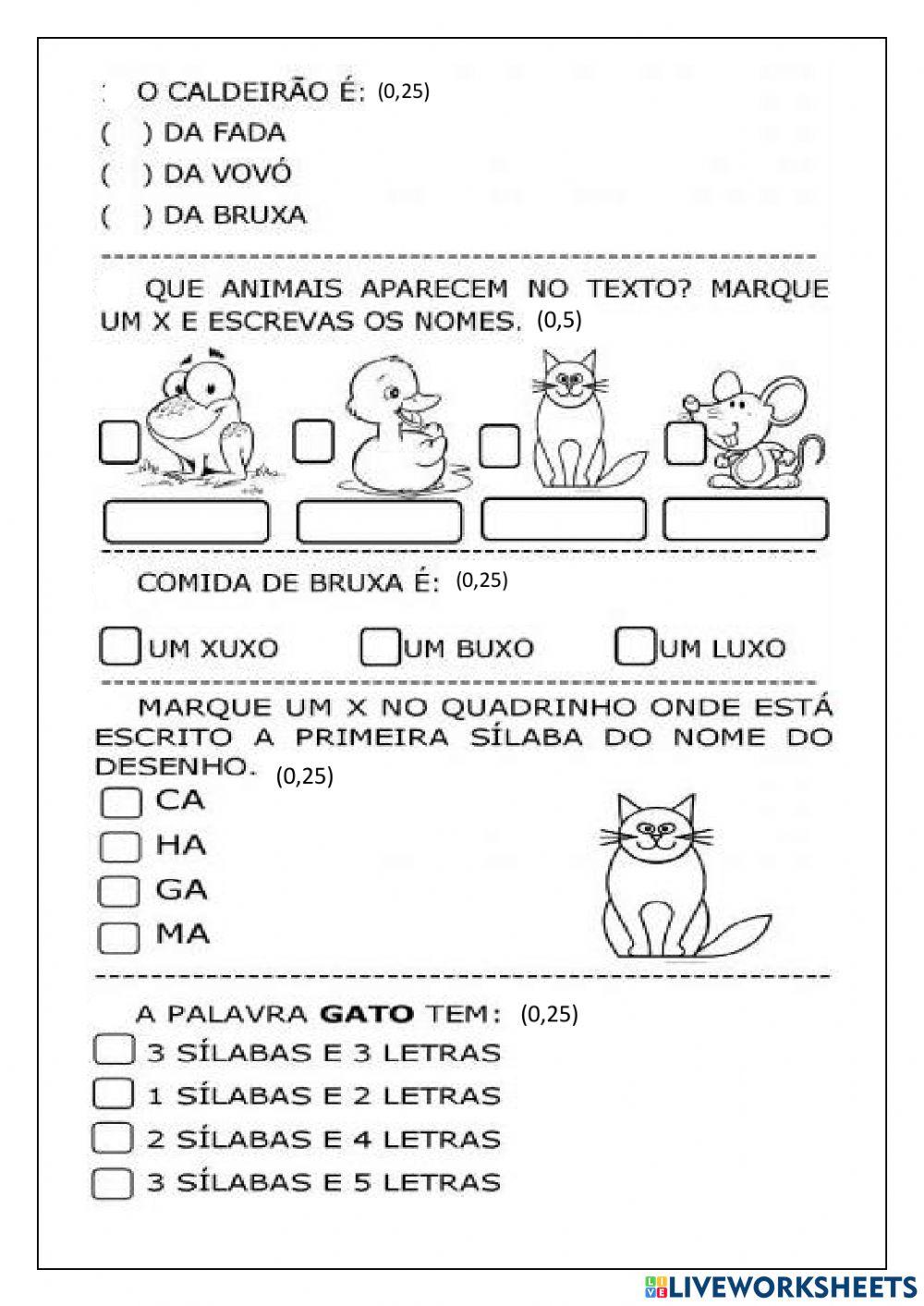 Avaliação continuada 1