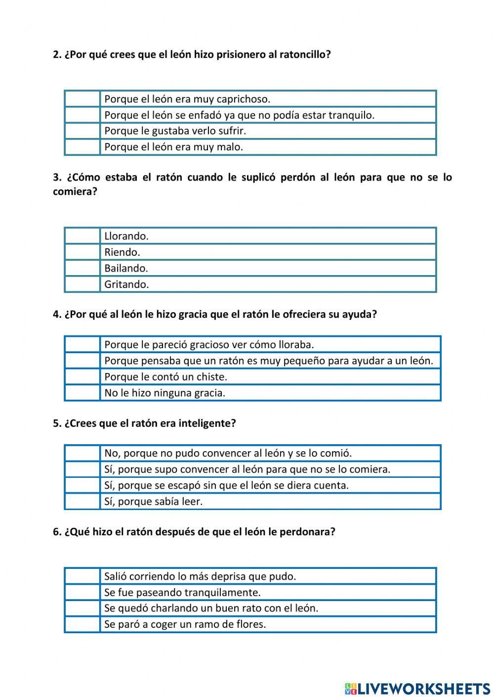 El león y el ratón