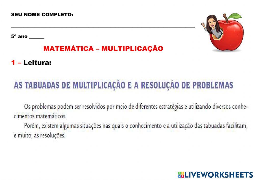Multiplicação