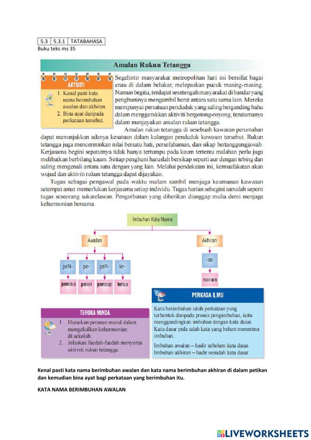 5.3.1 Unit 6 Amalan Rukun Tetangga ms 35