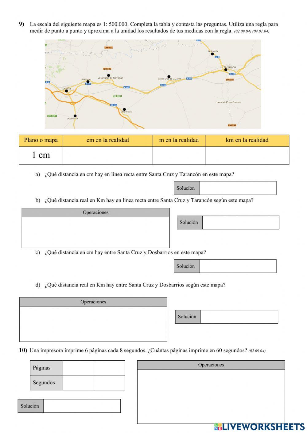 Porcentaje y proporcionalidad.