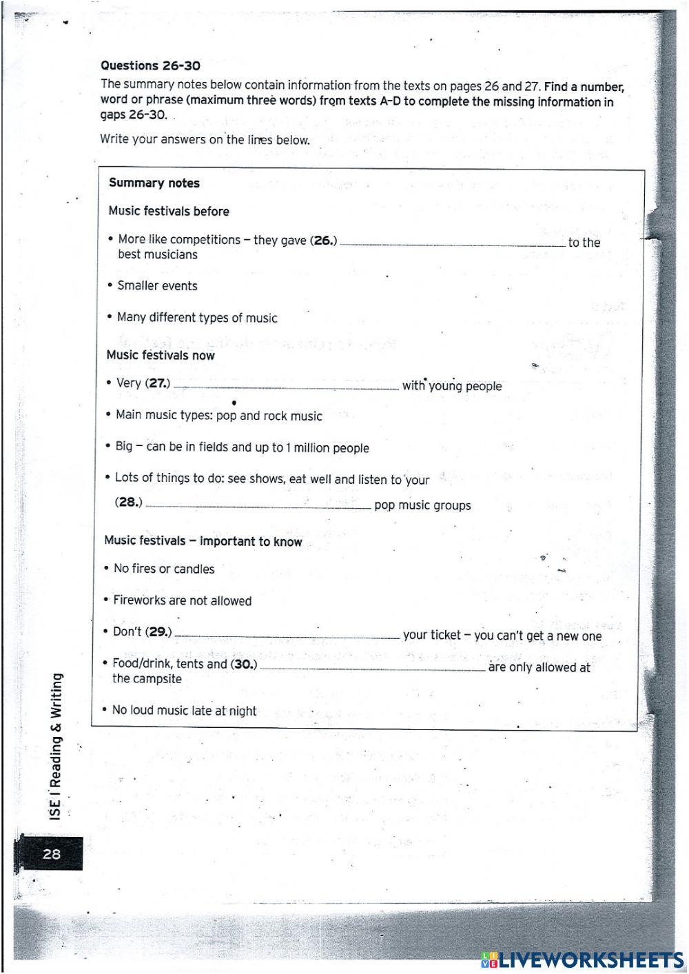 ISE1.1 FIRST TERM EXAM