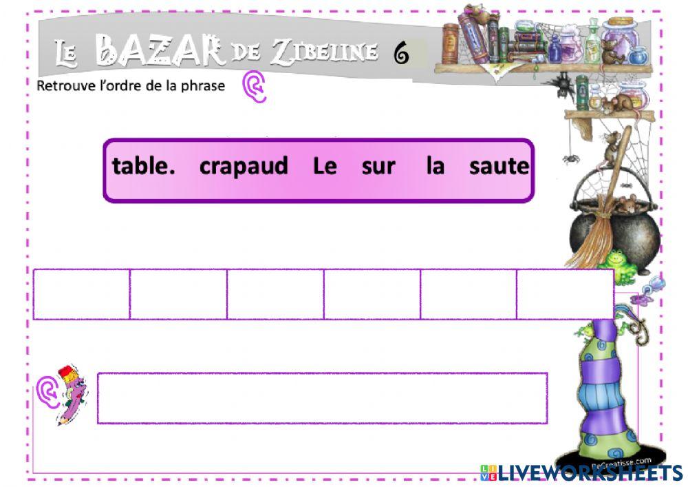 Le bazar de Zibline 6