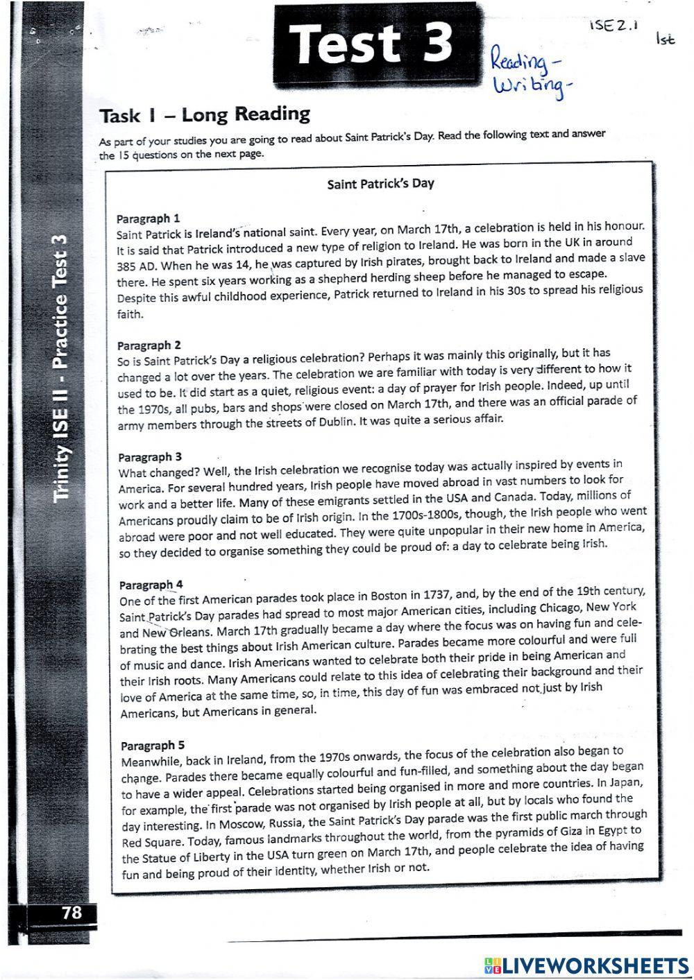 ISE2.1 FIRST TERM EXAM