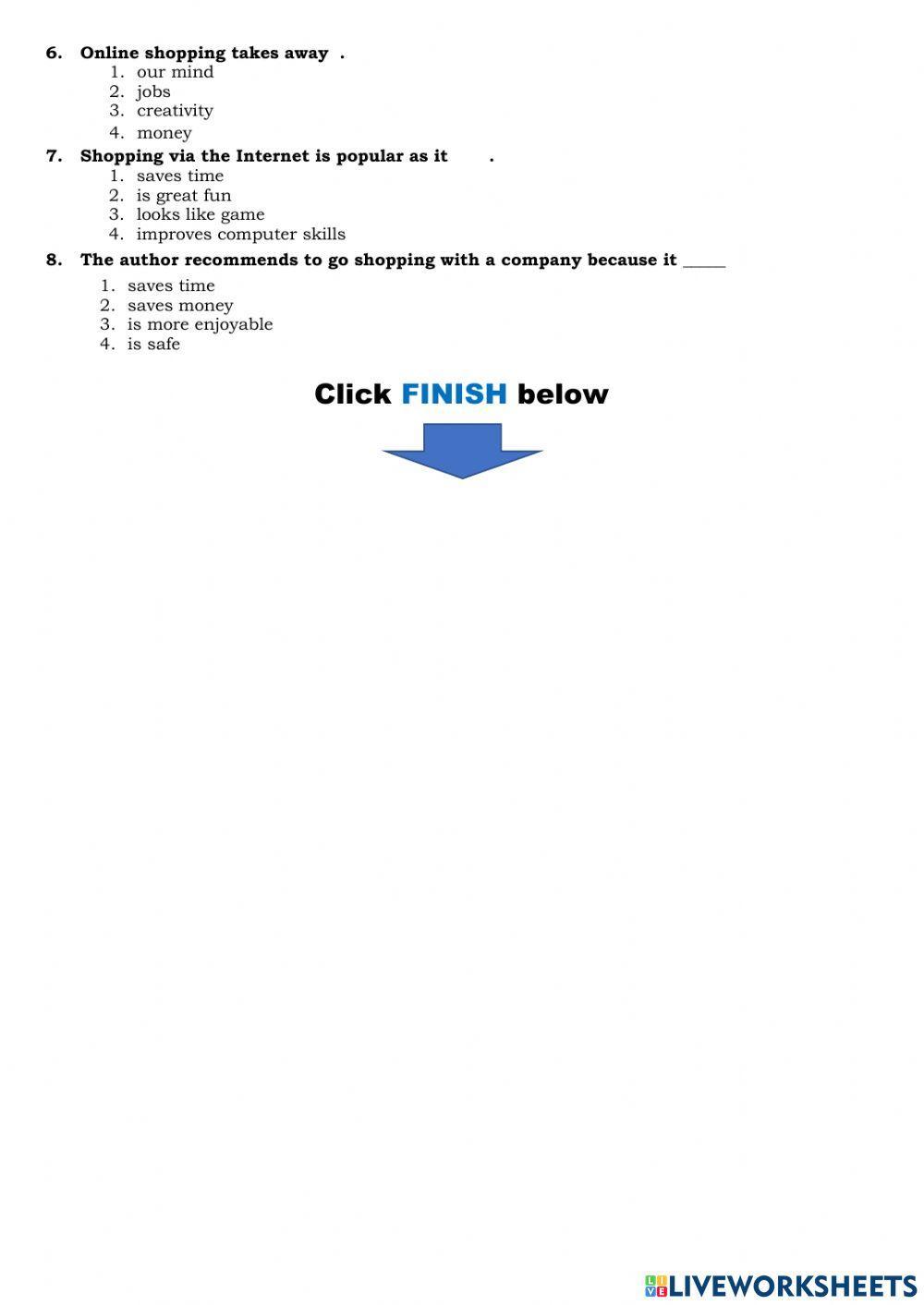 Spotlight 8 Task 8202