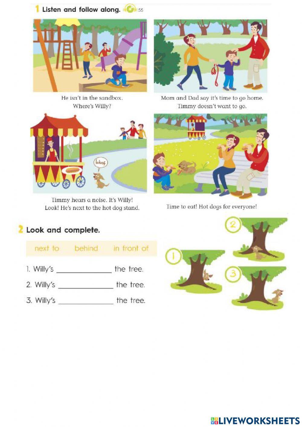 Kids 4 - Complete the sentencea