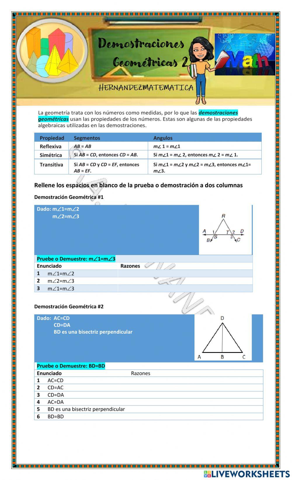 Demostraciones Geométricas 2
