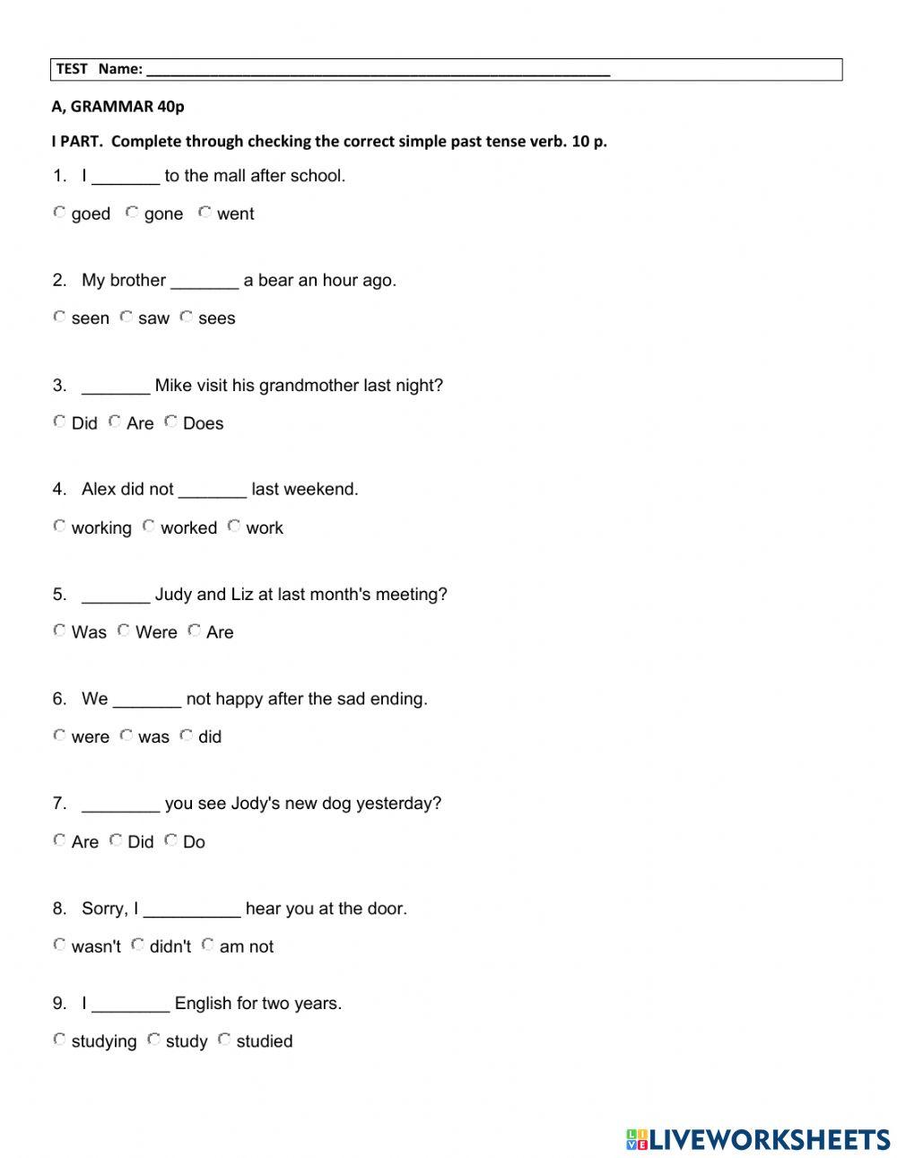 EJSE 1 TEST 1 UTN KVR 
