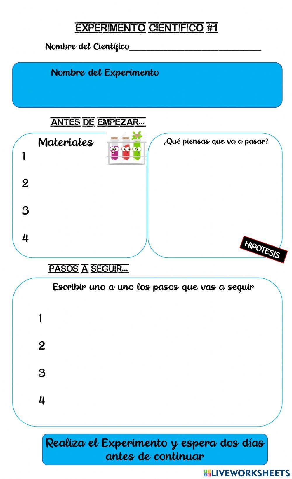 Ficha de Experimentos