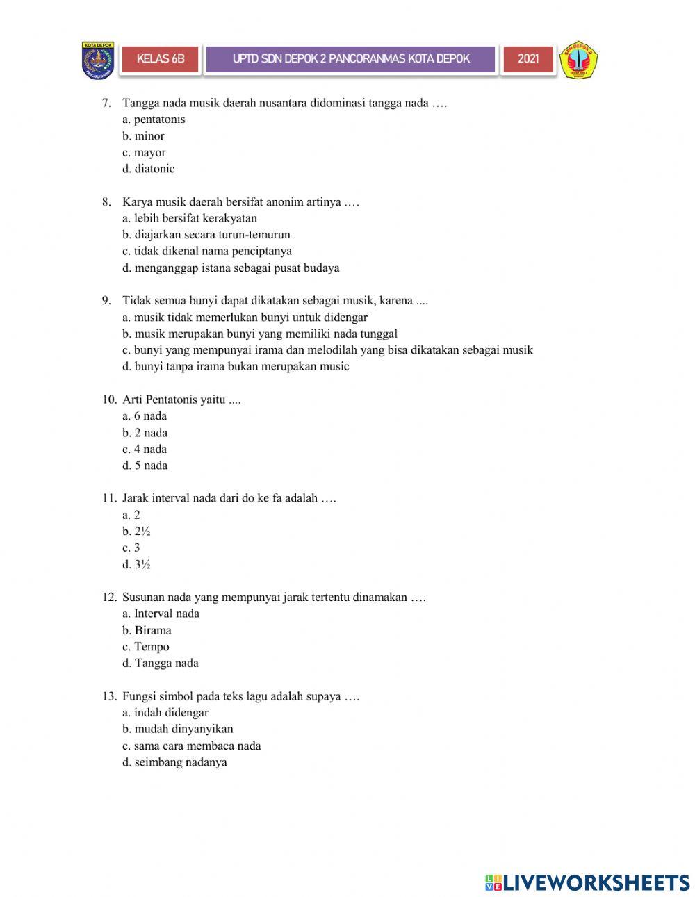 Lkpd sbdp tema 8 interval nada