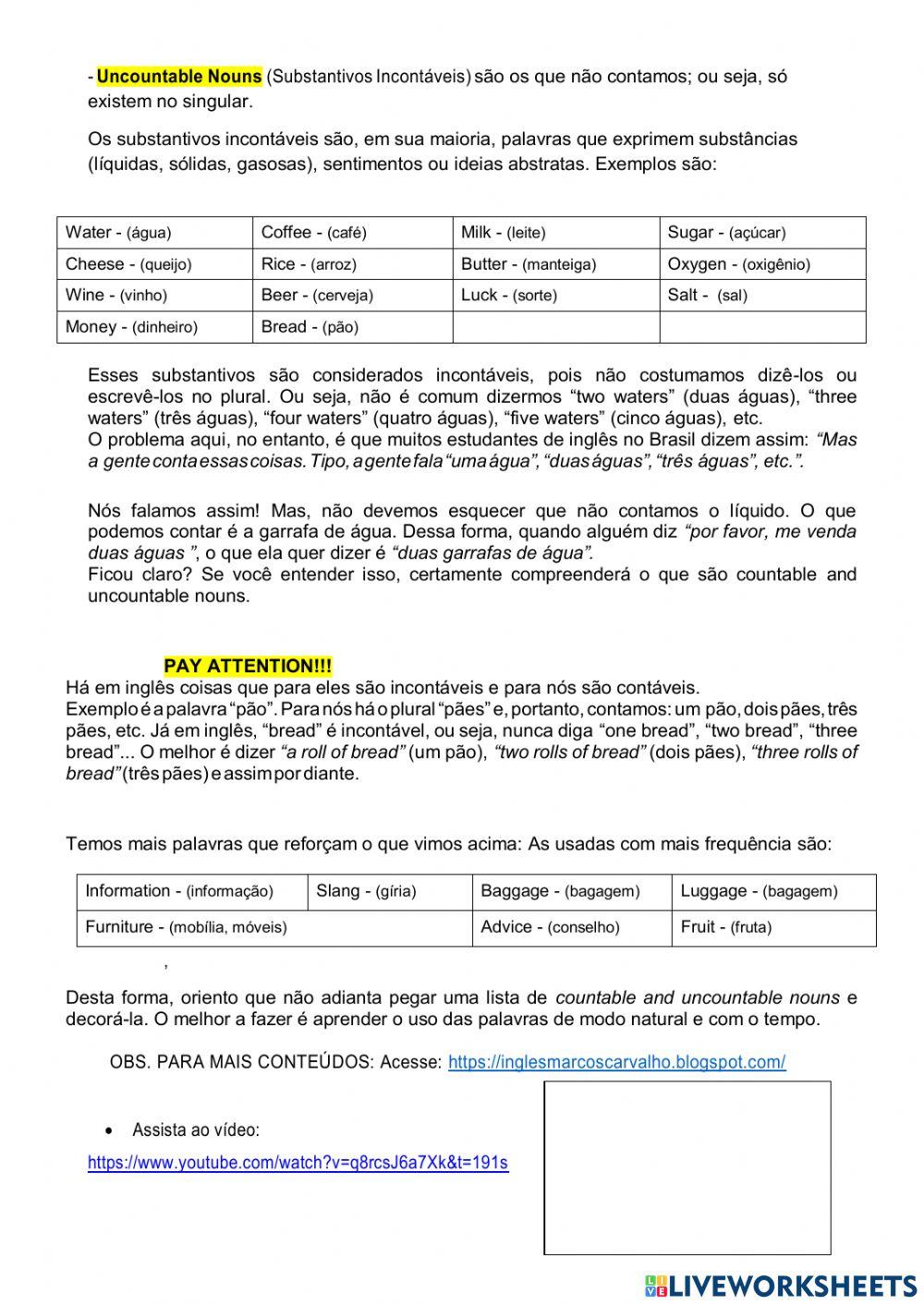 8° ano - INGLÊS - semana 3