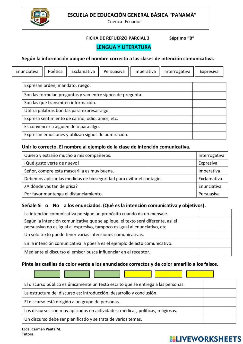 Intencion comunicativa