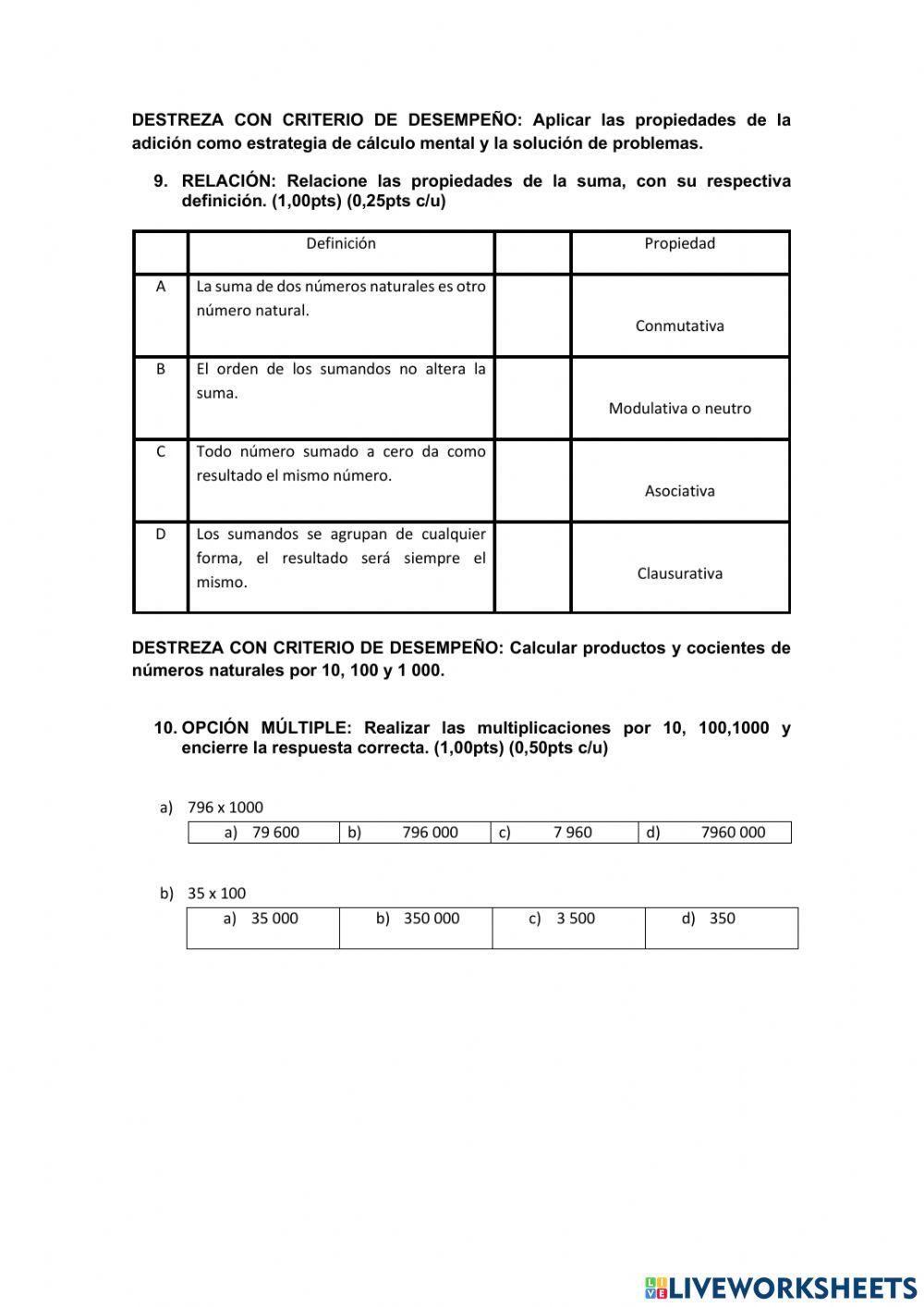 Prueba primer qumestre