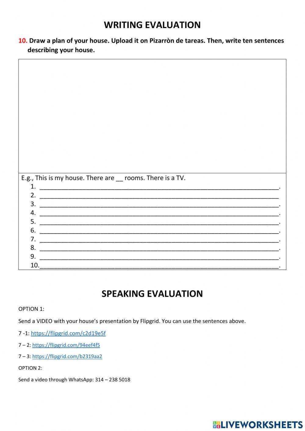 Crosscurricular project: Environment - Lesson 1: This is my house.