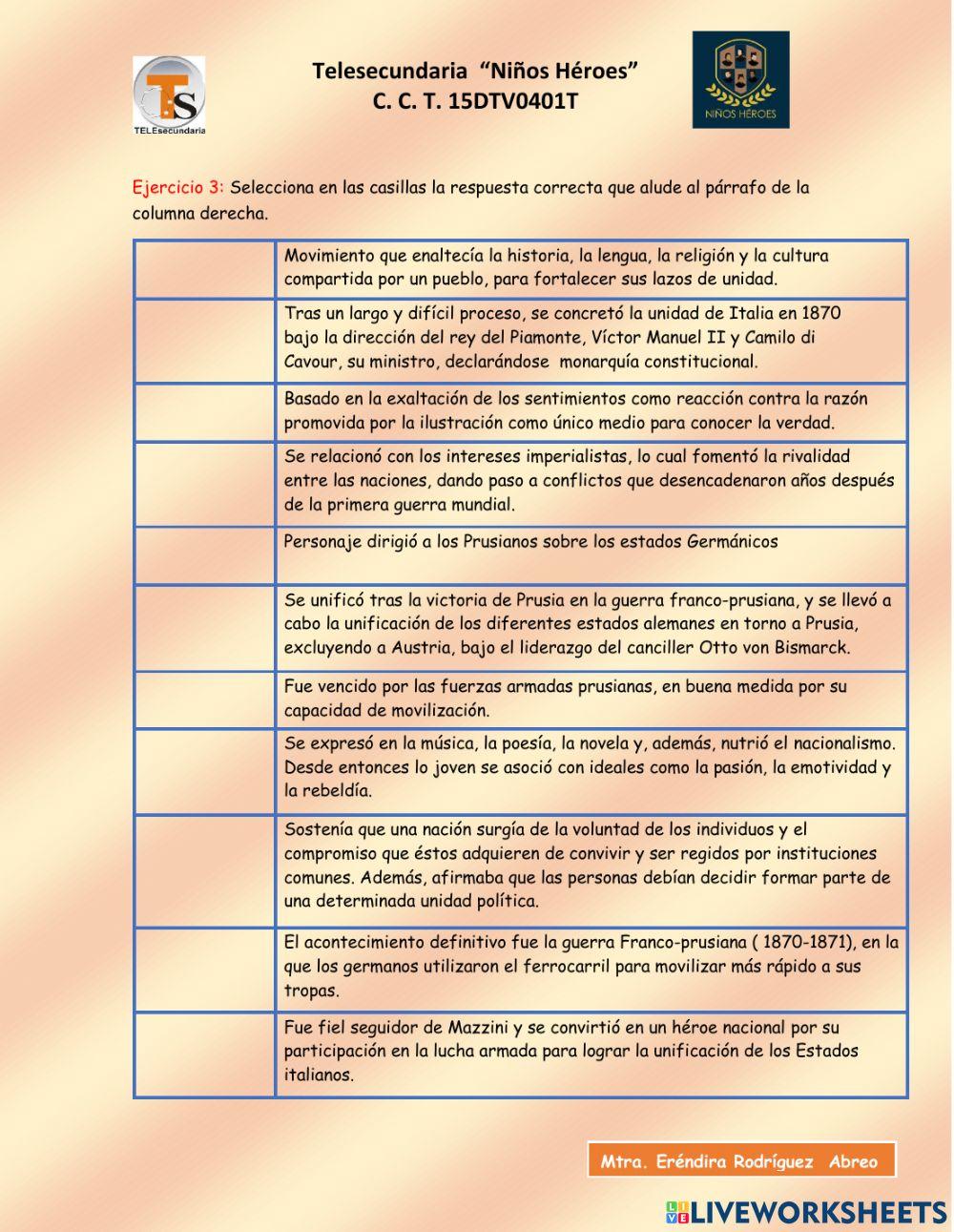Disolución y consolidación de Estados nacionales