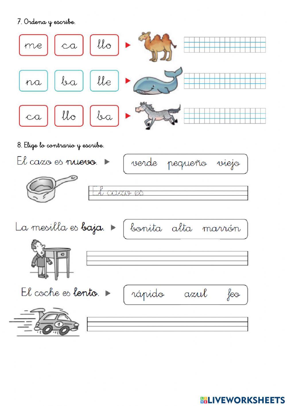 Repaso Lengua Unidad 4