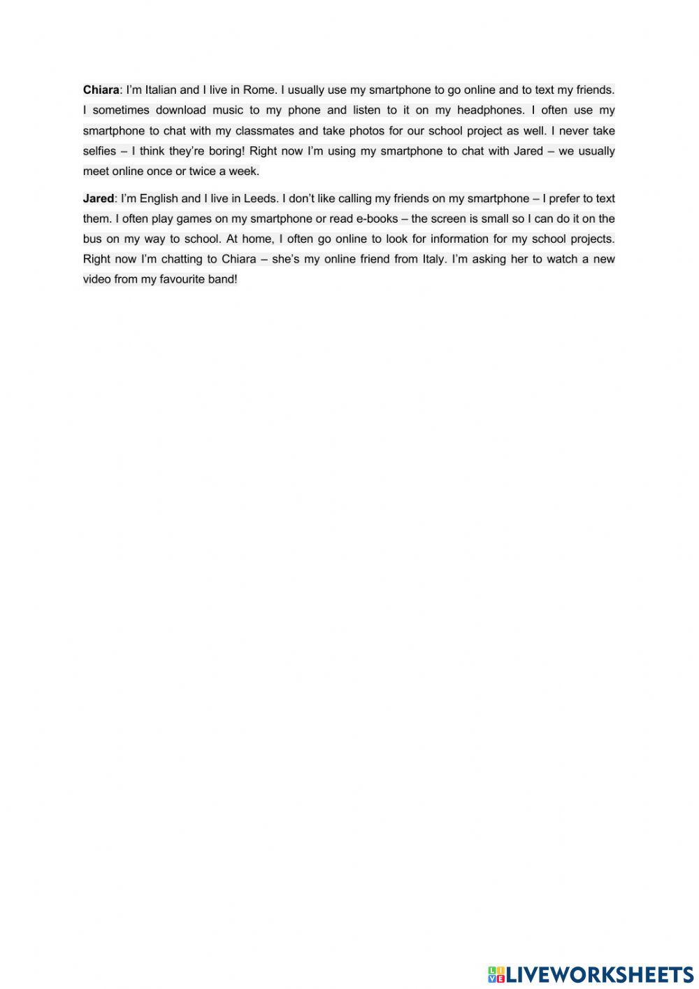 UNIT 3-ENGLISH CLASS A1+