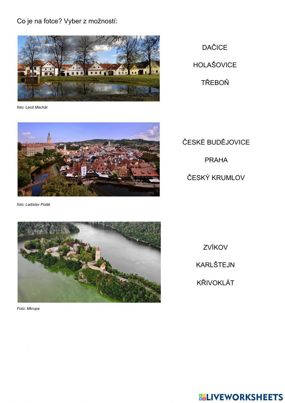 PRAHA, STŘEDOČESKÝ A JIHOČESKÝ KRAJ