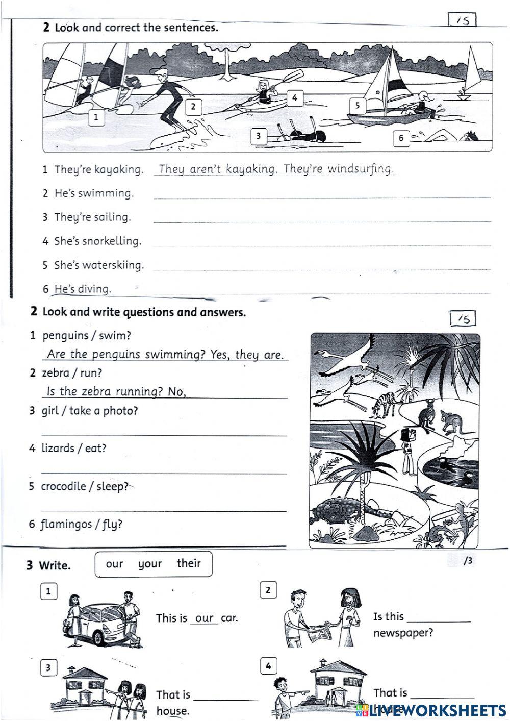 GRADE 3 FIRST TERM EXAM