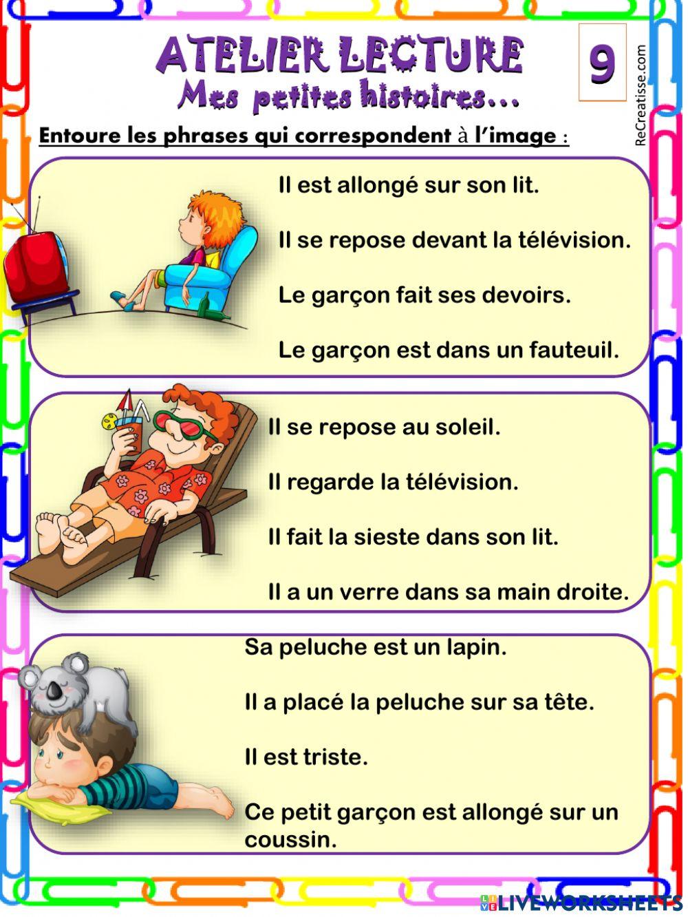 Mes petites phrases 9