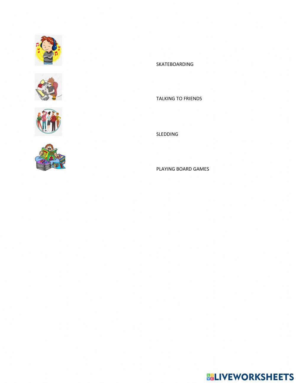 Sports and leisure activities