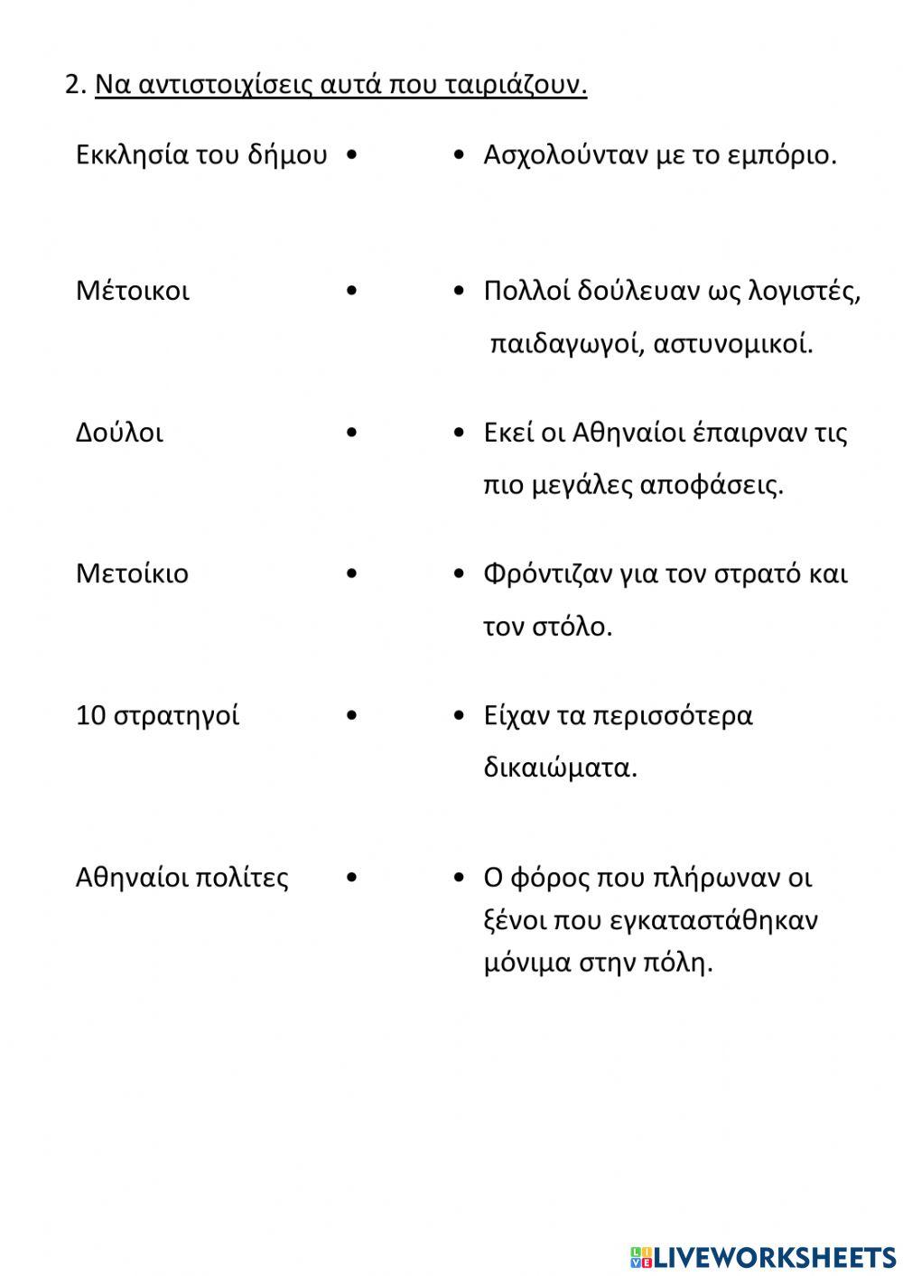 ΤΟ ΠΟΛΙΤΕΥΜΑ ΚΑΙ Η ΚΟΙΝΩΝΙΑ ΤΗΣ ΑΘΗΝΑΣ ΣΤΑ ΧΡΟΝΙΑ ΤΟΥ ΠΕΡΙΚΛΗ